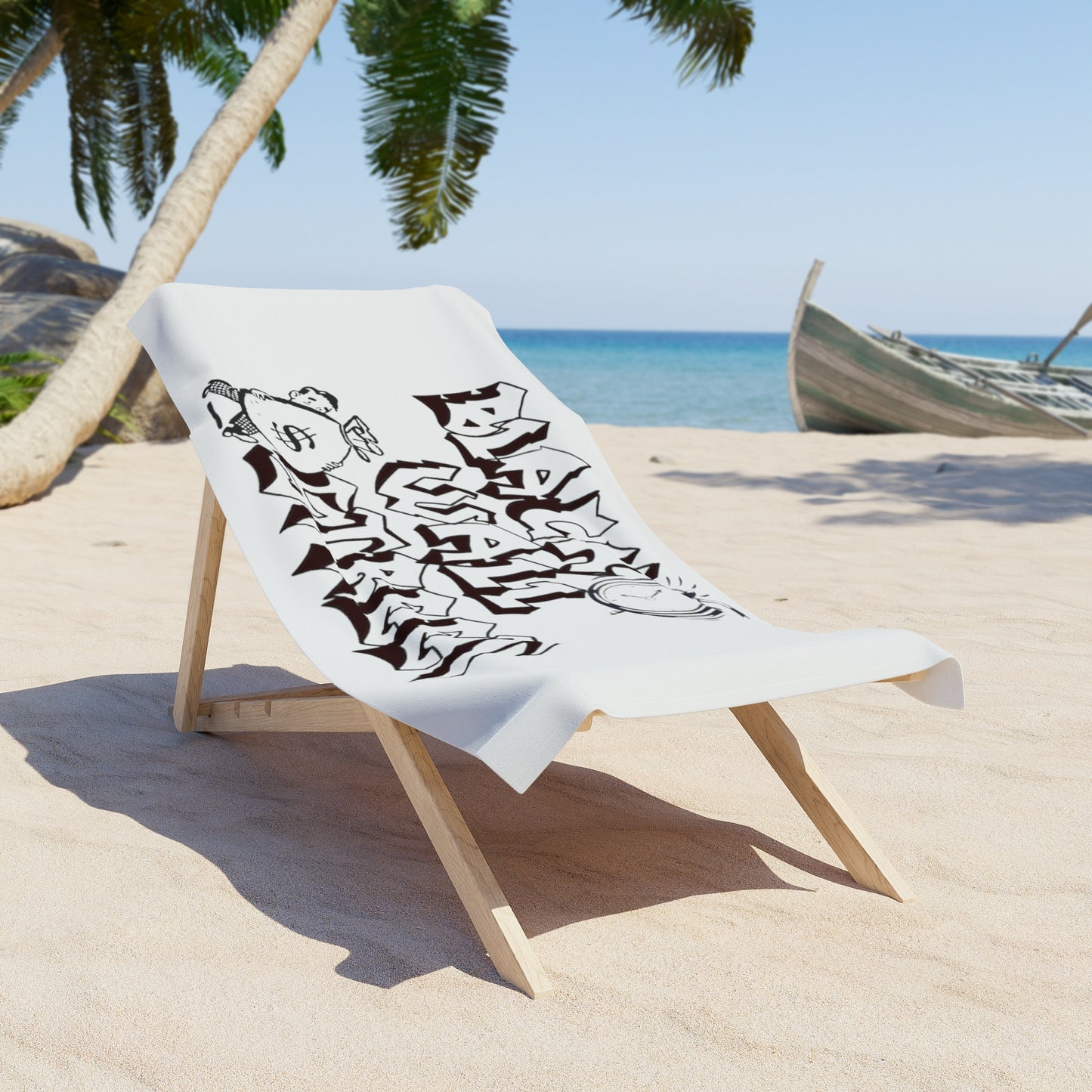 BLACK WALL STREET Beach Towel