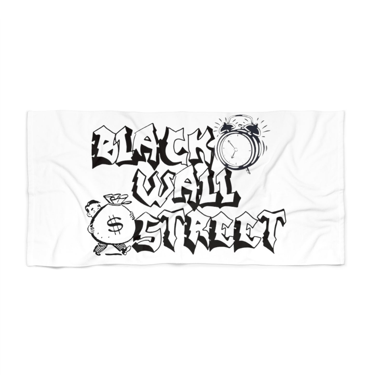 BLACK WALL STREET Beach Towel