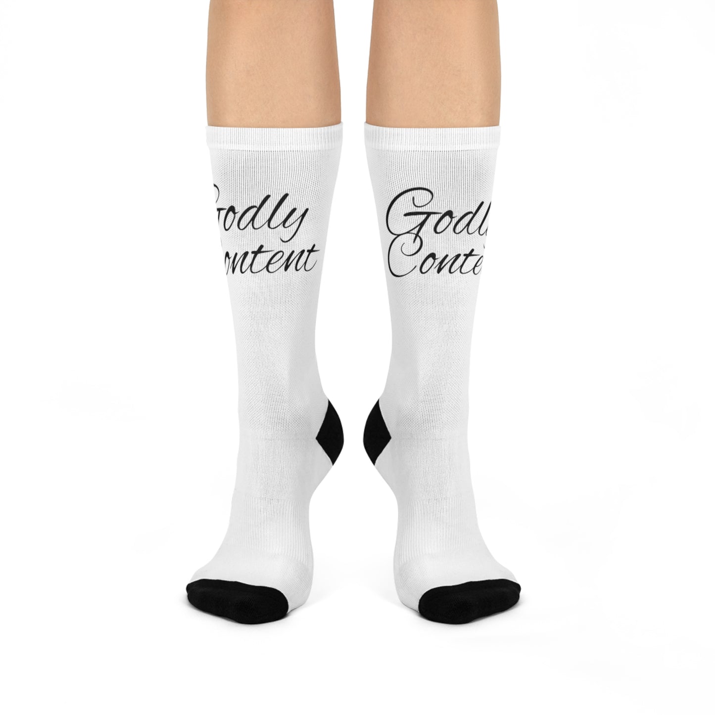 GODLY CONTENT Crew Socks