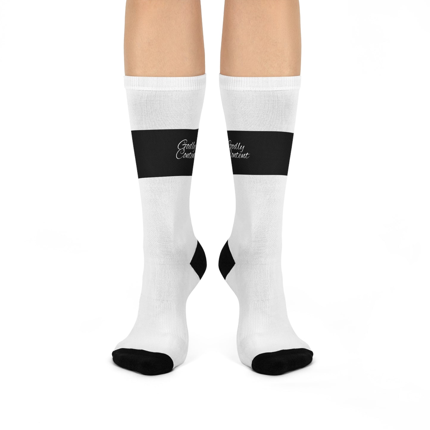 GODLY CONTENT STRIPES Crew Socks