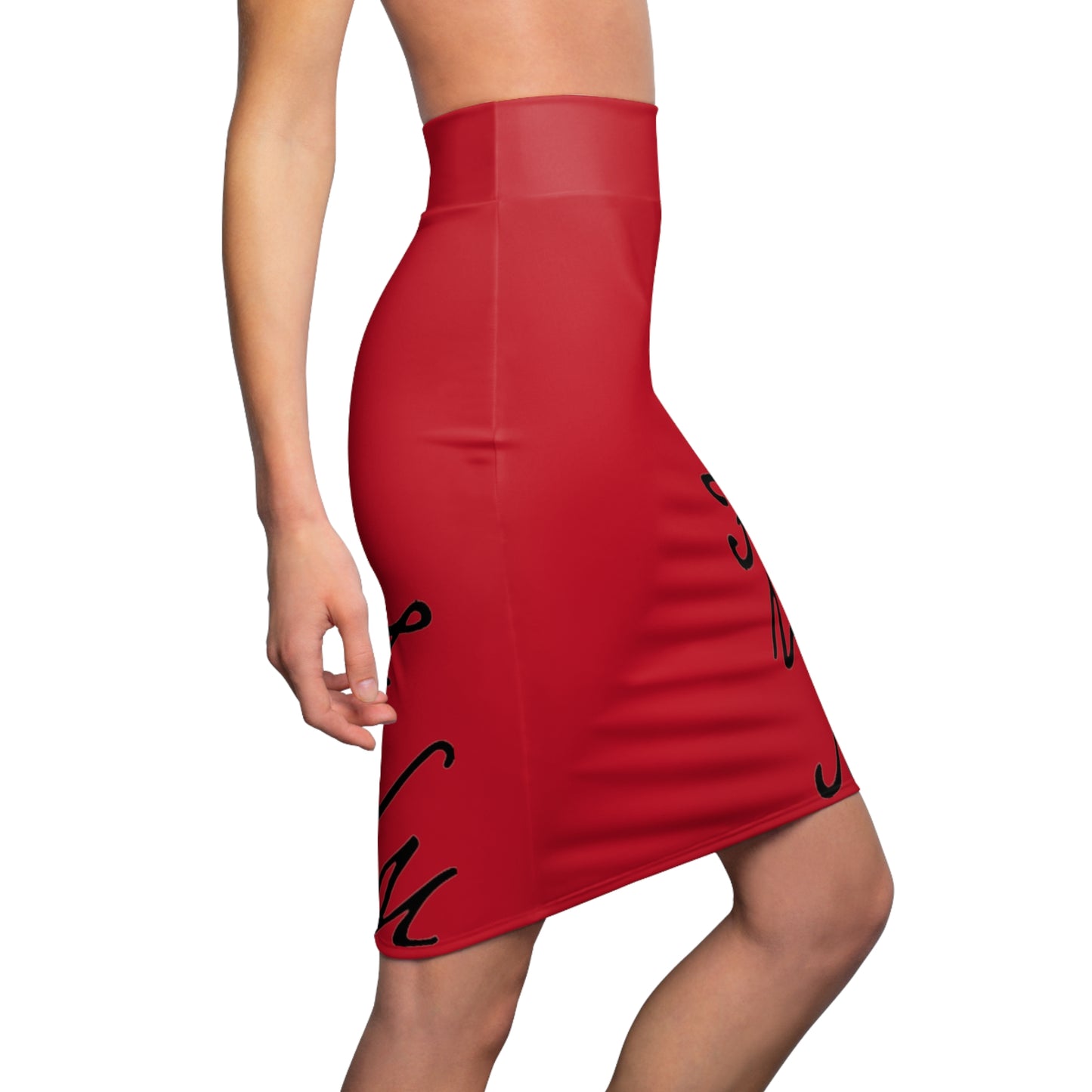 Women's CHERRY FWM Pencil Skirt